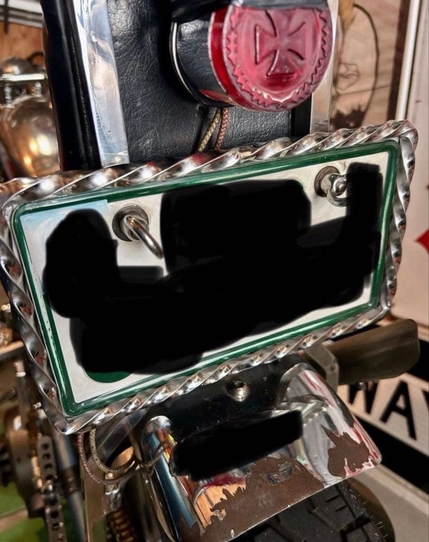 ツイストナンバーフレーム　ハーレー　チョッパー　chopper 70s