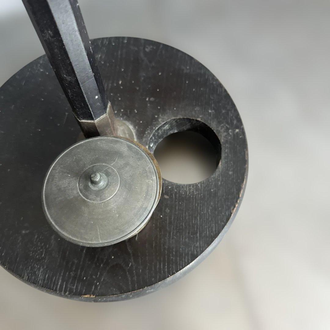 ヴィンテージ　燭台金属製キャンドルスタンド 2本セット