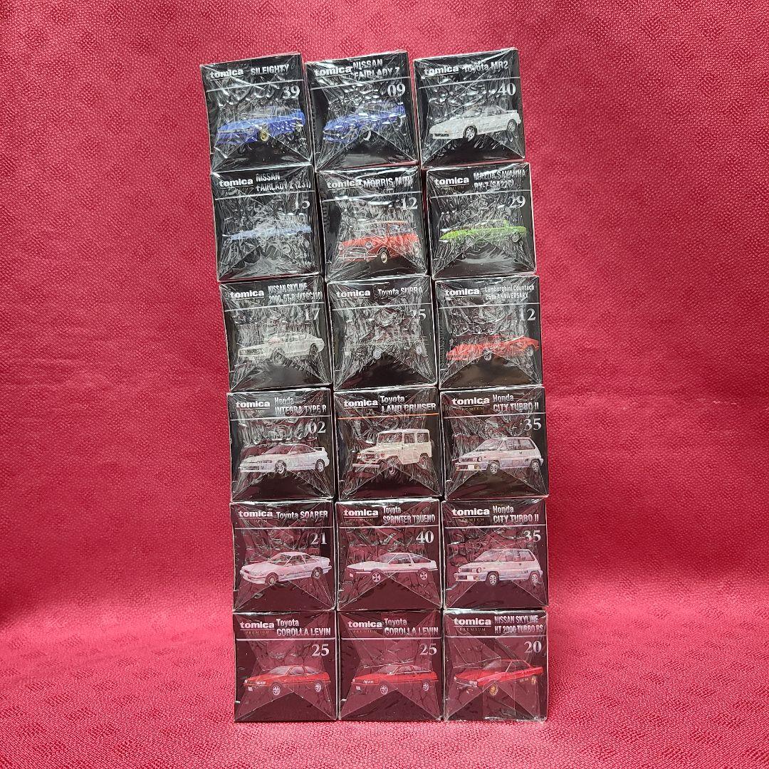 【ジャンク扱い】 未開封 タカラトミー トミカ プレミアム 56台 セット