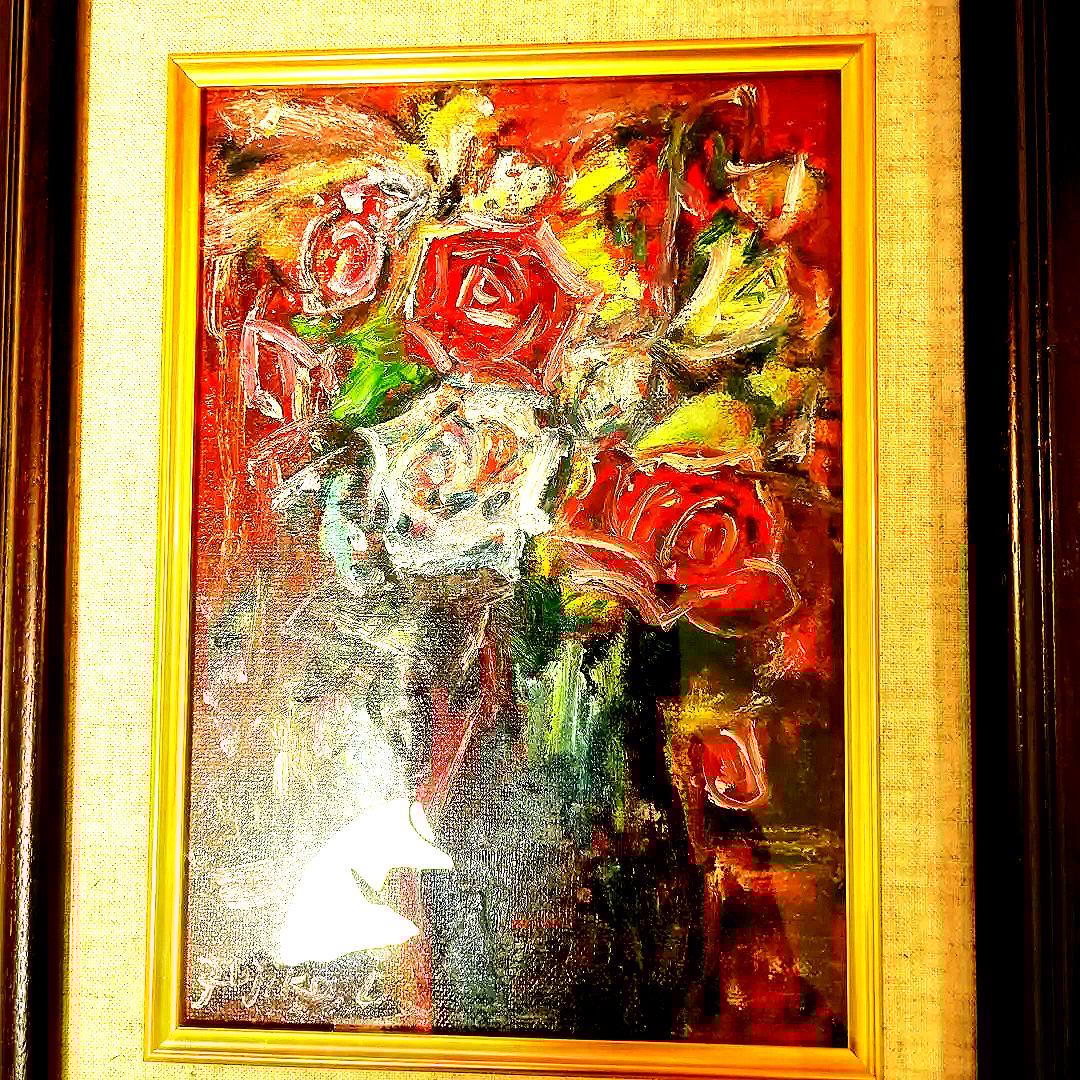 花瓶の花　大澤扶二子　証明書付