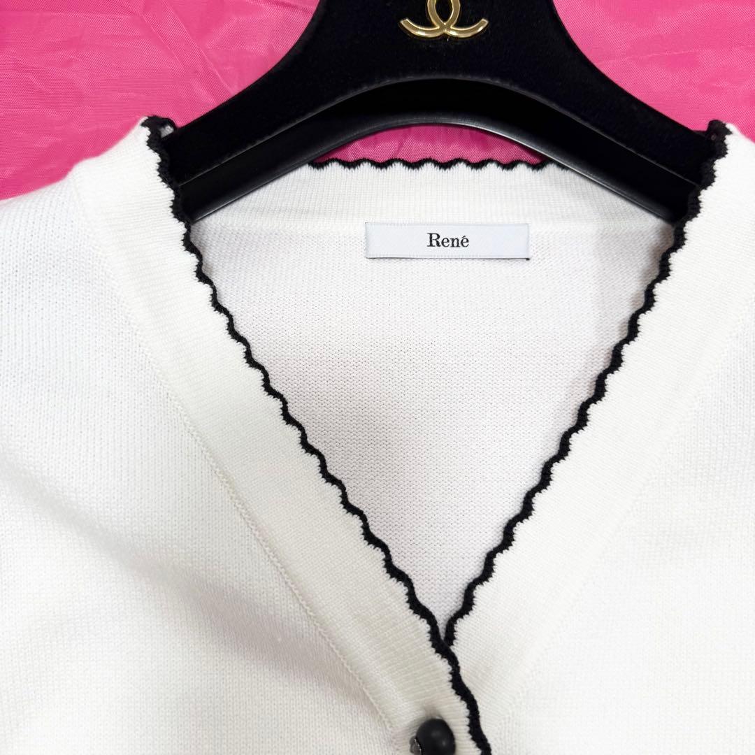 【極美品✨】ルネ　カーディガン　羽織り　アウター　カメリア　36 2025年