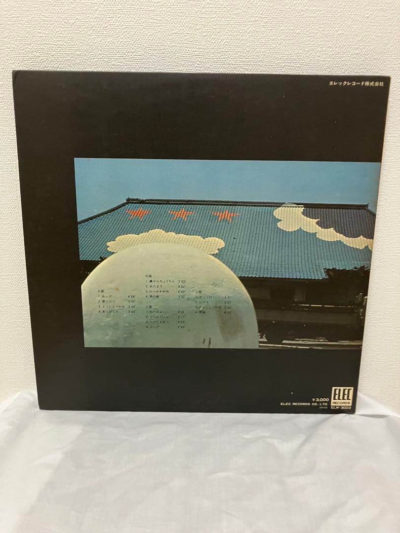 村八分　ライブ　LP２枚組　エレック盤