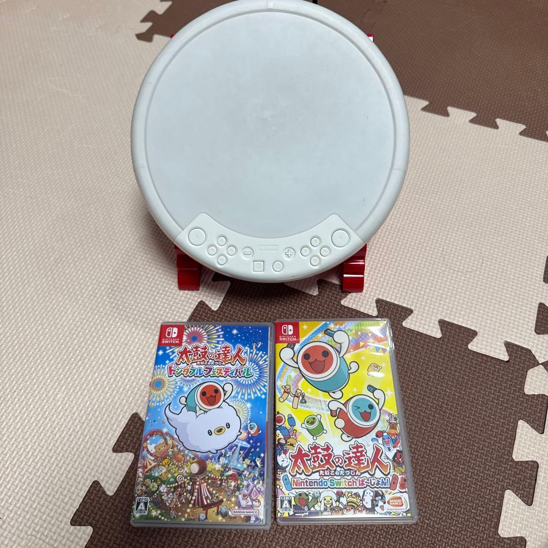 太鼓の達人 ソフト2枚 コントローラーバチ無し１セット