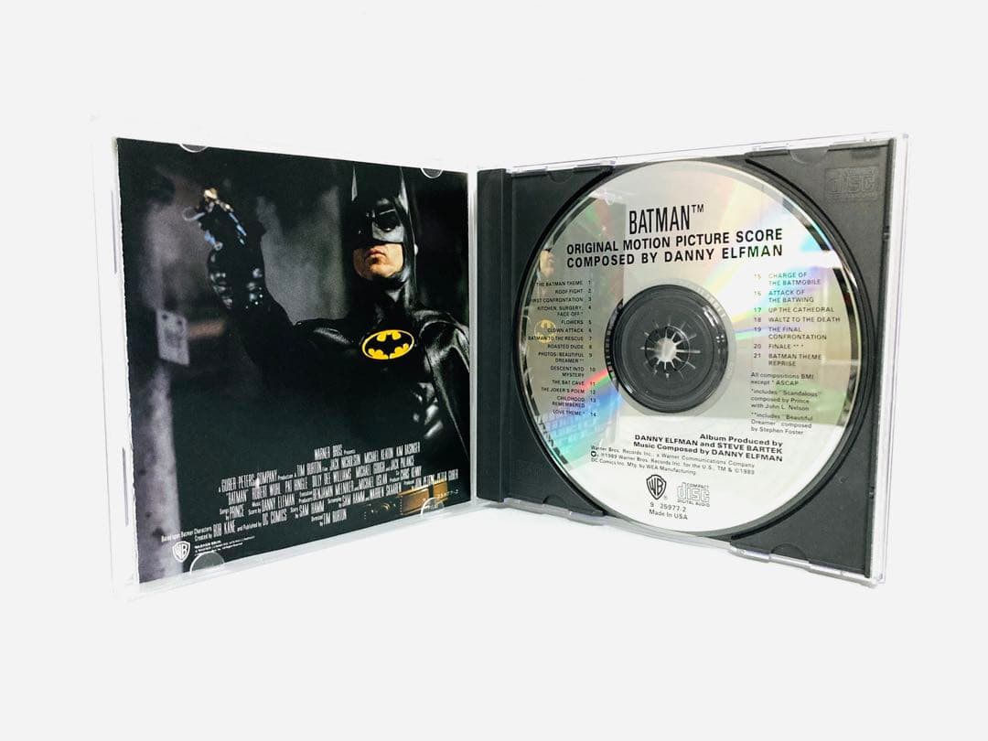 【新品同様】映画『バットマン』シリーズ4作品サントラCD／廃盤／希少プレミア盤