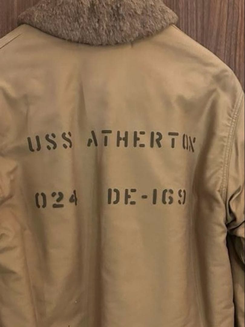 値下げ　バズリクソンズ　N-1 デッキジャケット　サイズ　40 ステンシル