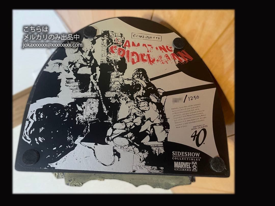 サイドショウ　スパイダーマン コミケット 限定　スタチュー　SIDESHOW