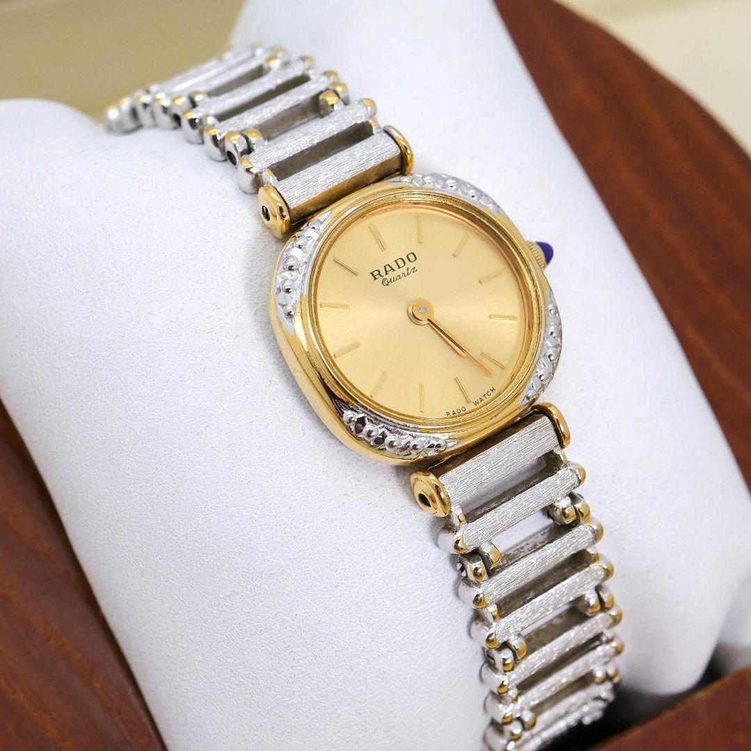 稼働 RADO 腕時計 アンティーク レディース ゴールド ブレス 2210