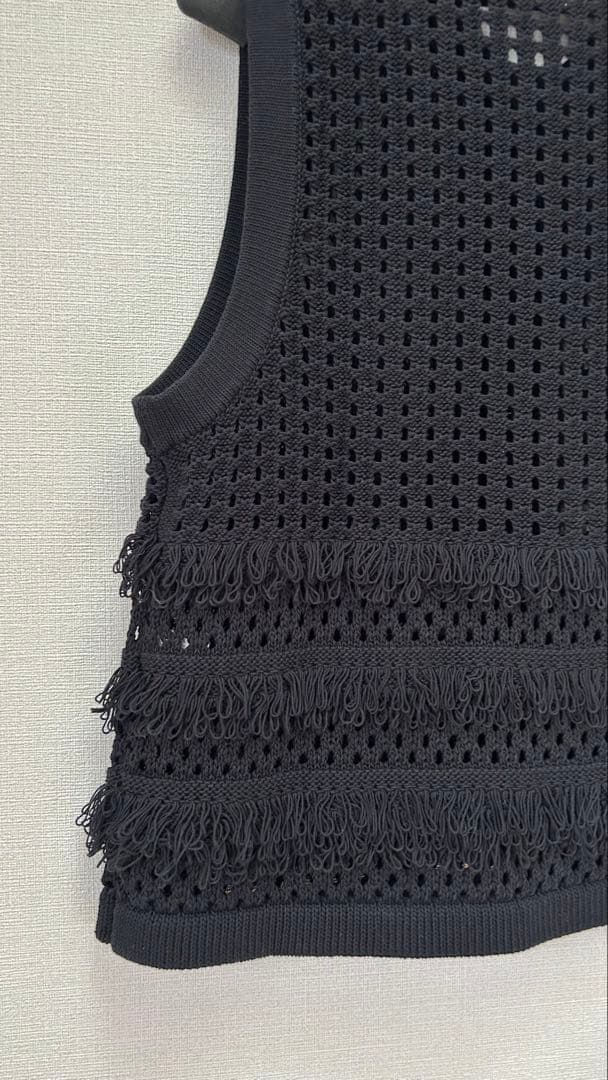 LOULOU WILLOUGHBYフリンジクロッシェジレ　アルアバイル