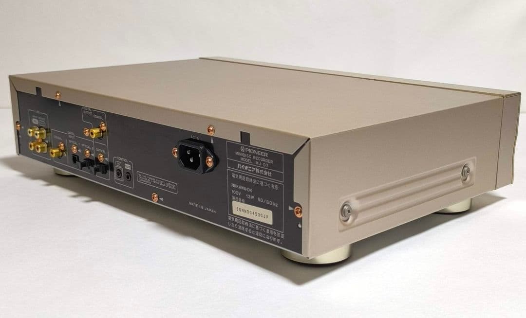 38【送料無料】稀少！美品！動作品！パイオニア★MDレコーダー★MJ-D7