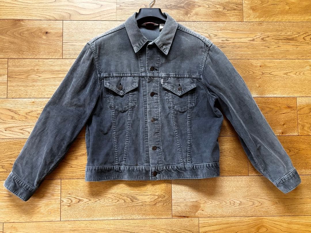 70's 鬼フェード levi's 70505 コーデュロイ 42 ビッグサイズ