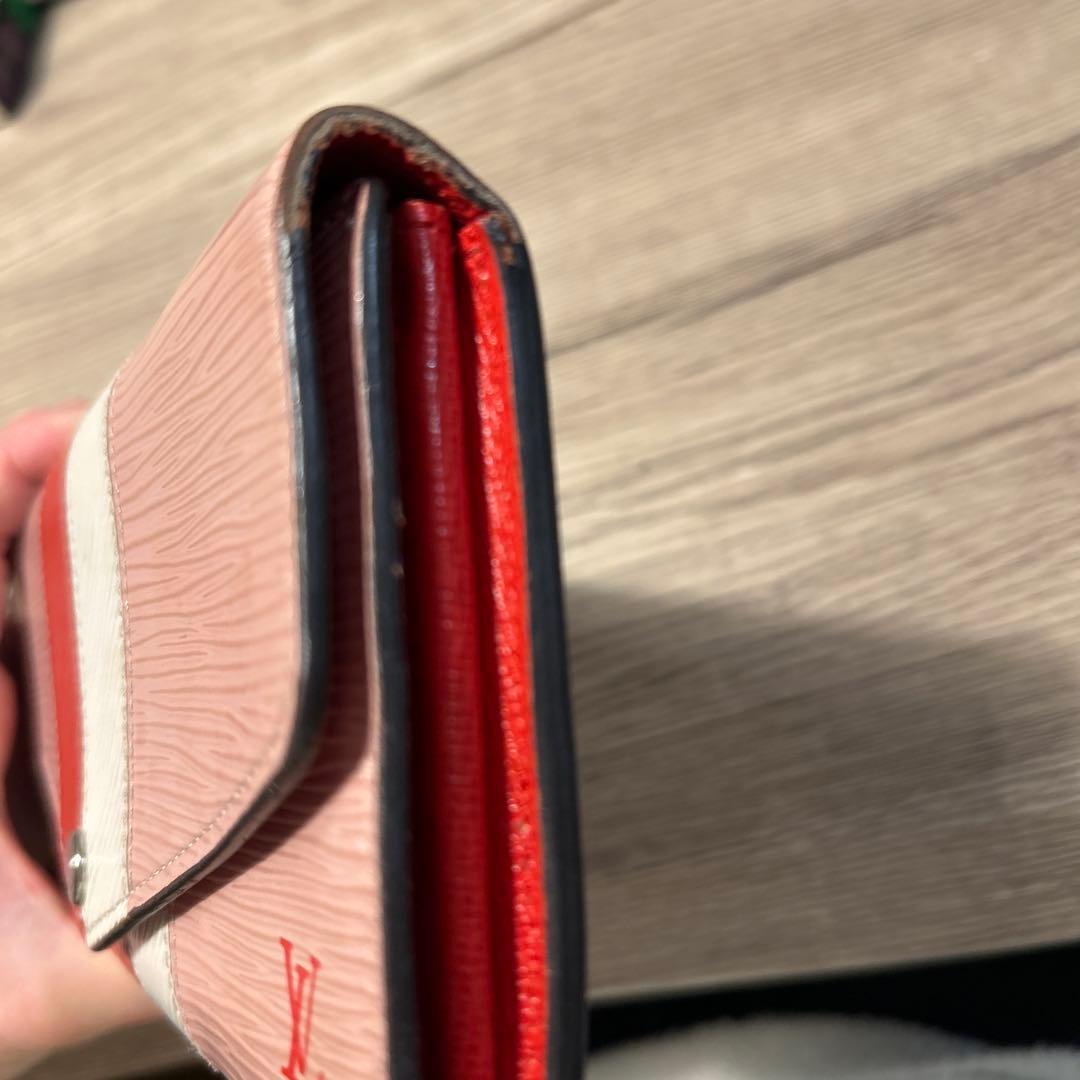 ルイヴィトン　長財布　ピンク