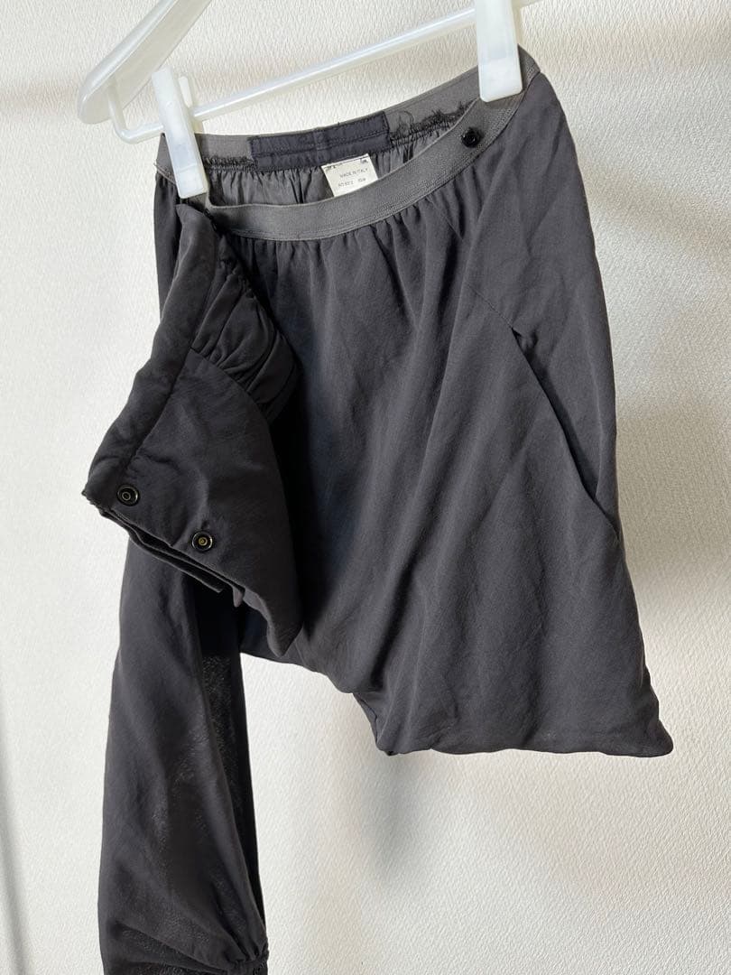 リックオウエンス 変形ウエストパーツ付き ショートパンツ