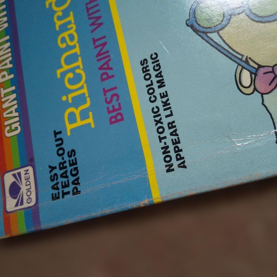 訳あり リチャード・スキャリー 水で描くアートブック 水ぬり絵 1990年代