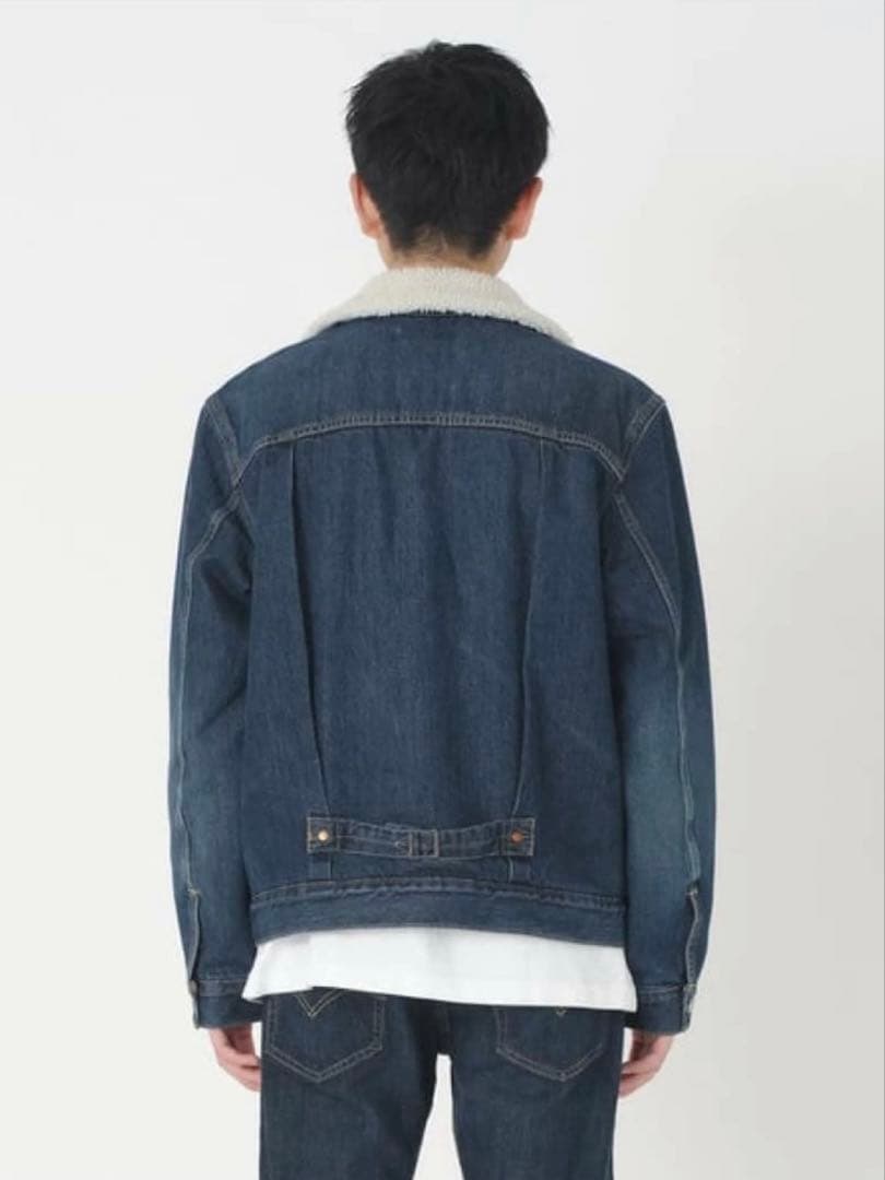 極美品XL Levi’s TYPEⅠ シェルパトラッカー デニムジャケット