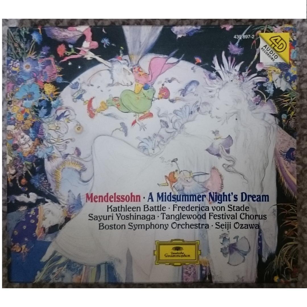MF　　メンデルスゾーン　劇音楽《夏の夜の夢》 全曲　小澤征爾　廃盤
