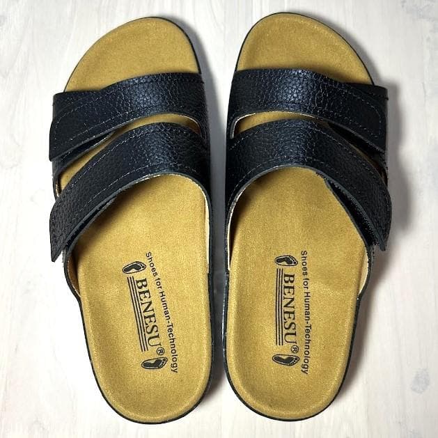 専用出品　新品 25㎝ 009BK ベネッシュ外履きサンダル 黒 ベネシュ