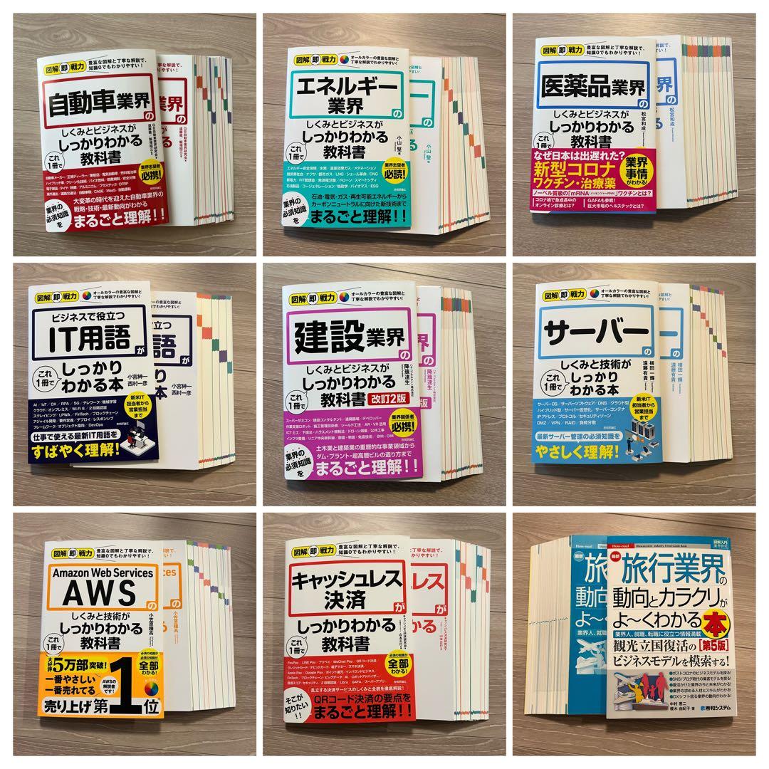 【裁断済】業界別専門書セット 図解即戦力 他 バラ売り可