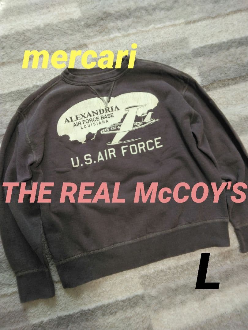 REAL McCOY'S リアルマッコイズ　ミリタリー スウェット　L