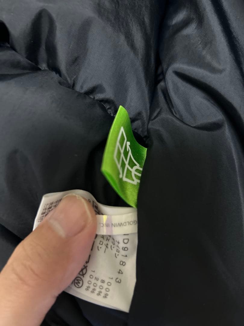 THE NORTH FACE ダウンベスト M 黒・青