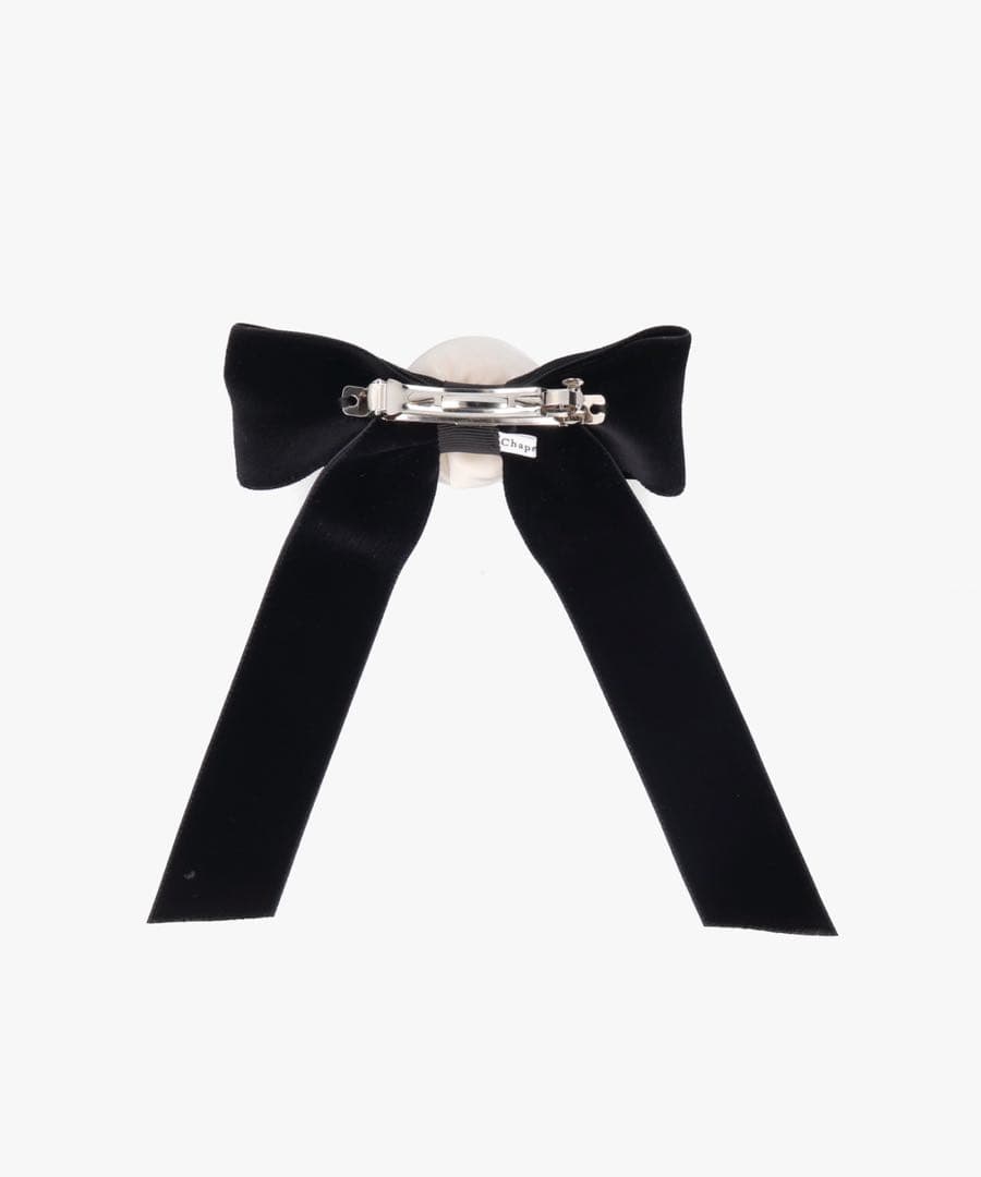 ヘアアクセサリー Chapeau d' O Rose Ribbon Barrette