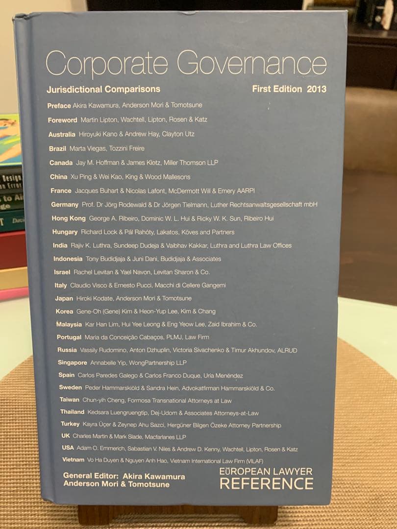 洋書 Corporate Governance First Edition 2013