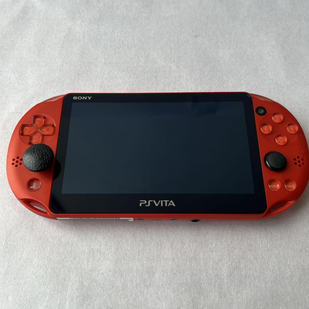動作OK✨【訳あり】SONY PSVita PCH-2000 メタリック・レッド