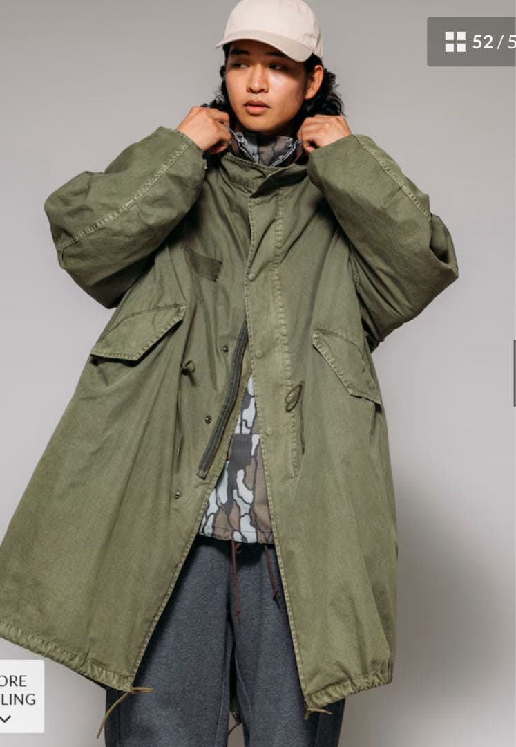 freak's store フェード加工M65 LINER SET モッズコート