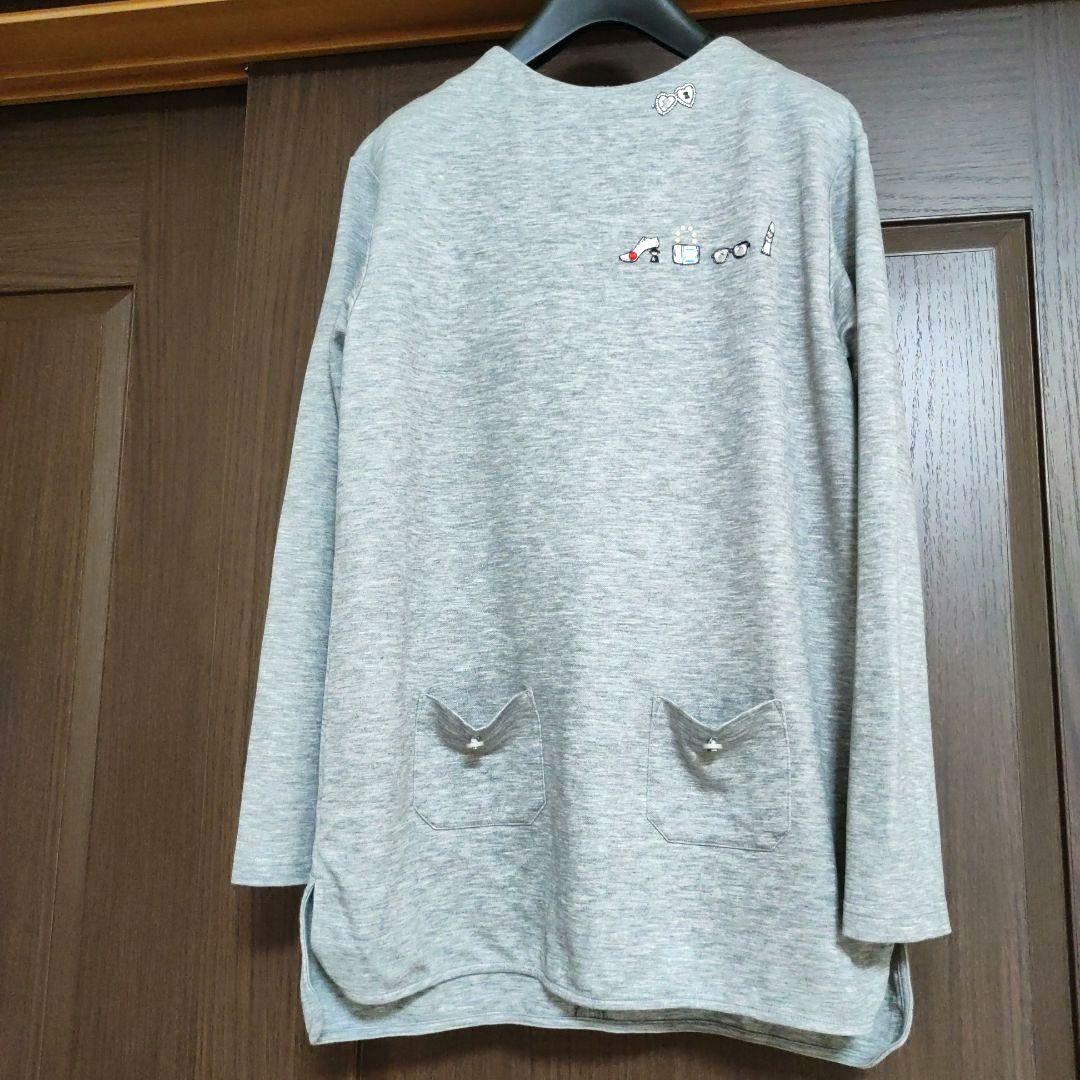 ピッコーネ　チュニック　刺繍　キラキラスパンコール　Tシャツ