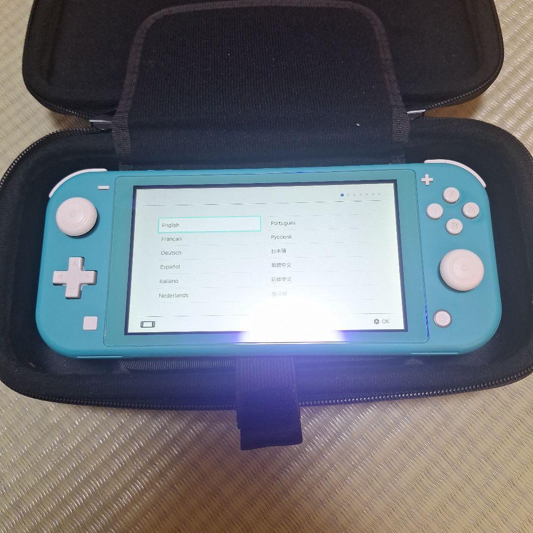 Nintendo Switch Lite ターコイズ ケース付き