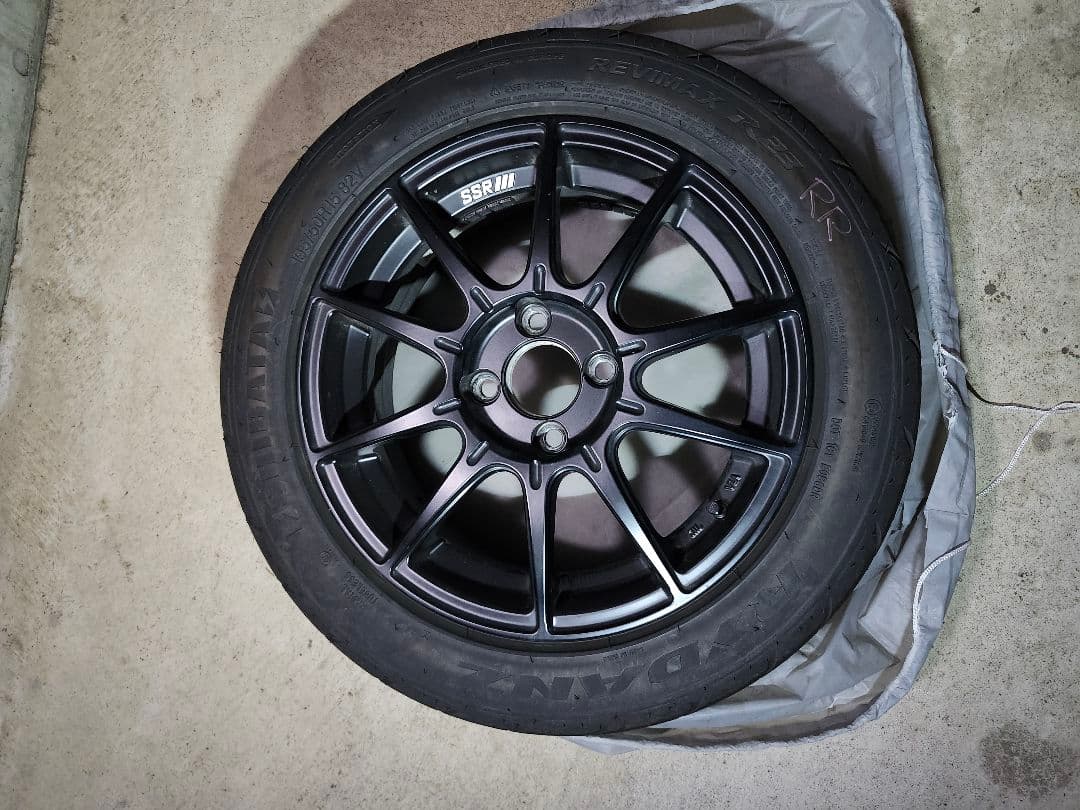 o*1様 SSR GT X01 フラットブラック 15インチ6.0J +45.0