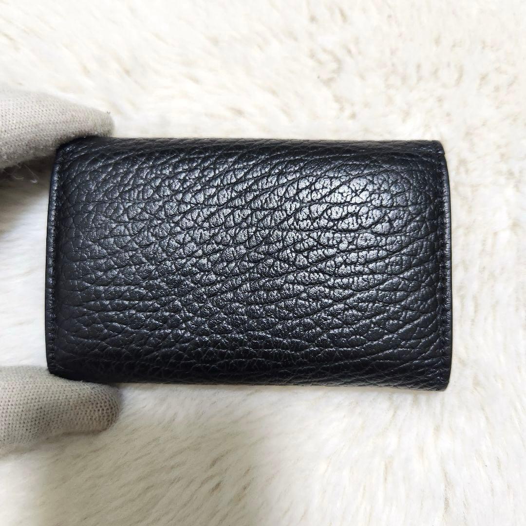 ✨極美品　付属品完備✨マルジェラ　キーケース　キーリング　6連　カレンダー　黒
