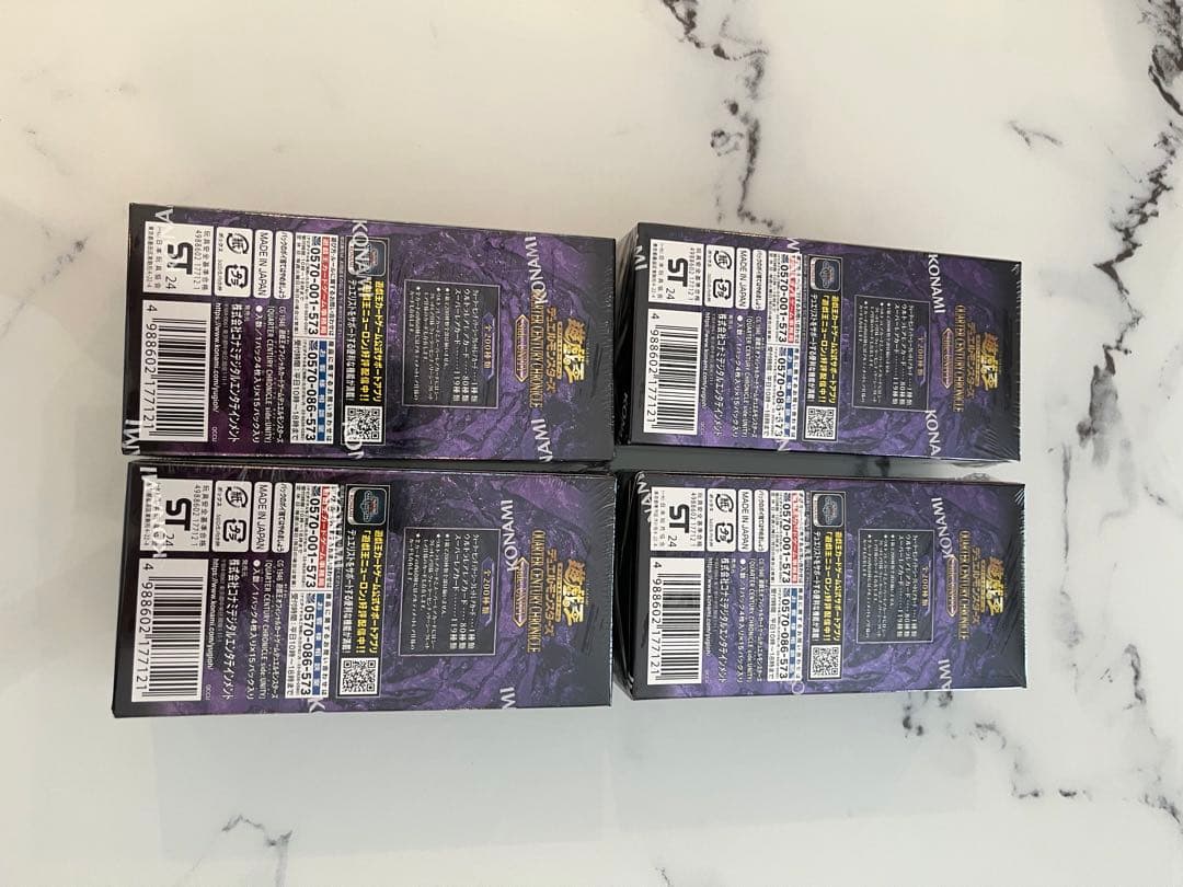 遊戯王 QUARTER CENTURY CHRONICLE UNITY 4box