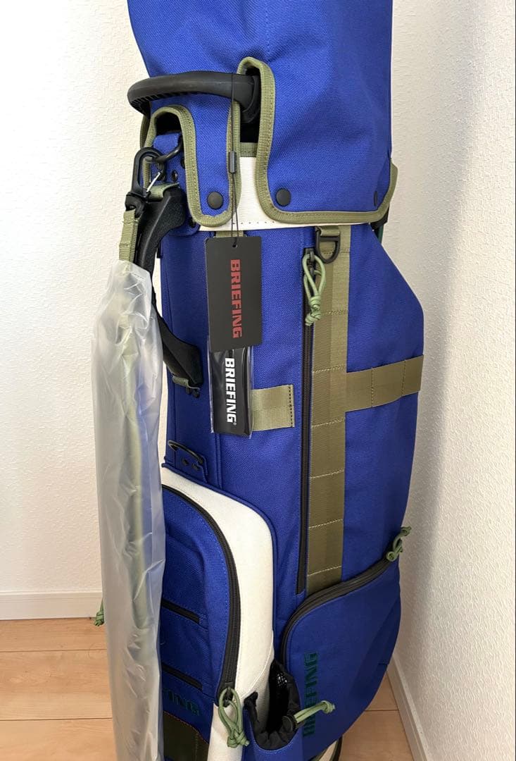 BRIEFING GOLF CR-8スタンドキャディバッグ/ブルー新品未使用品