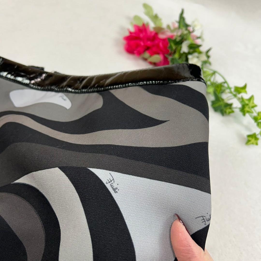 K713 美品 L エミリオプッチ イタリア製 フリル ミニスカート レディース