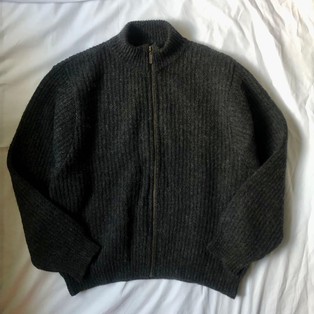 L.L.Bean アルパカウールドライバーズニット Lサイズ アメリカ製