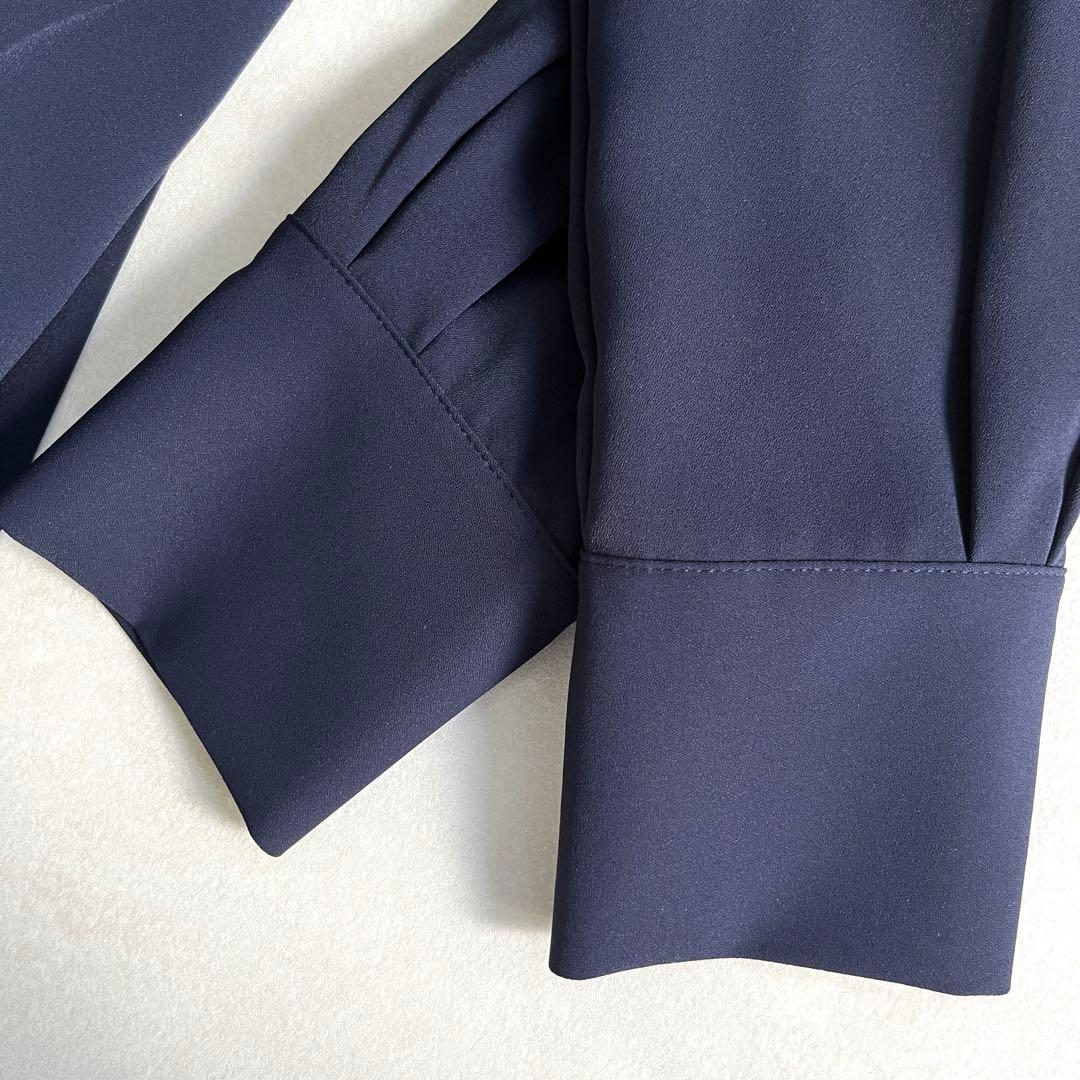 【未使用タグ付き】PLST プラステ ジョーゼットボックスプリーツワンピース