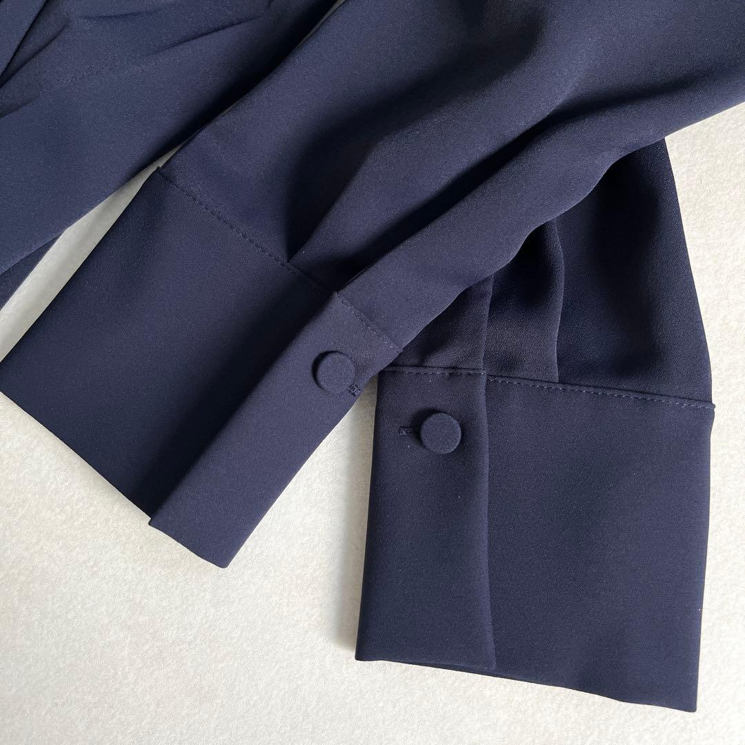 【未使用タグ付き】PLST プラステ ジョーゼットボックスプリーツワンピース