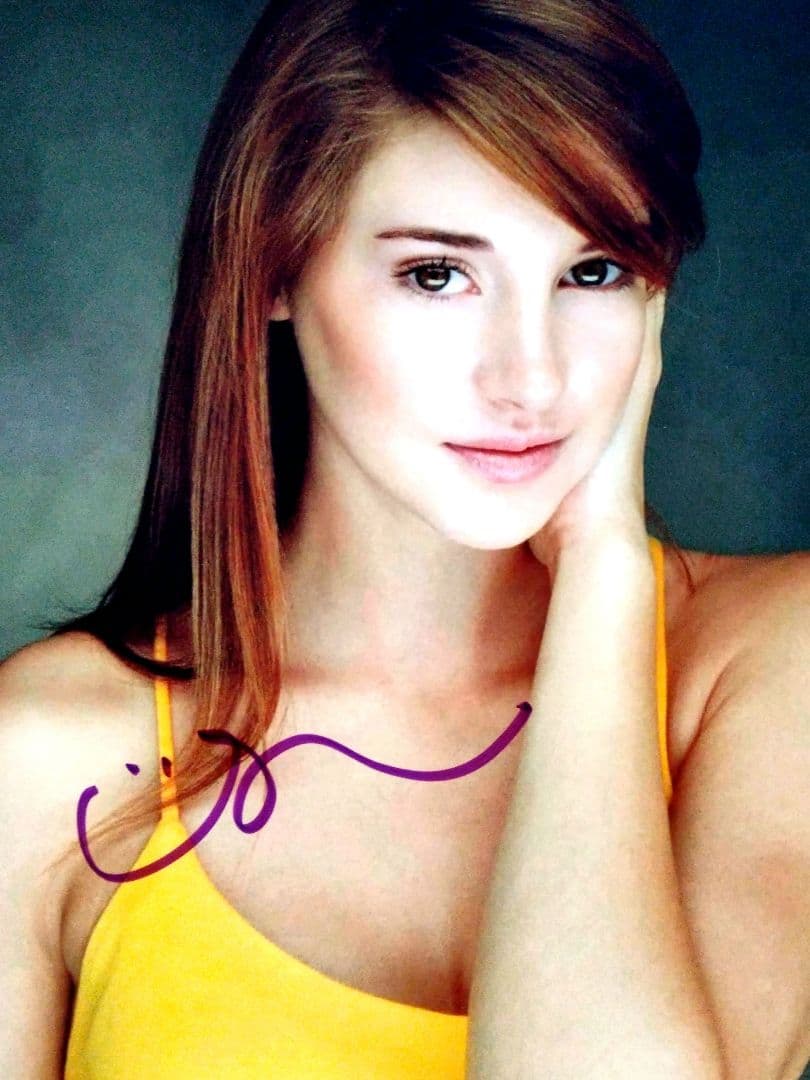 シェイリーン・ウッドリー直筆サイン入り写真…ダイバー・ジェント