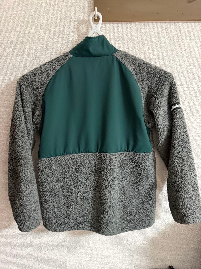 ballaholic フリースジャケット グレー/グリーン