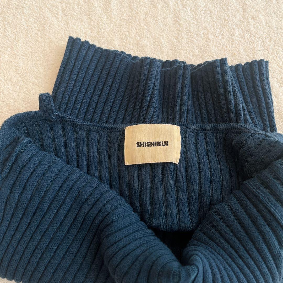 トップス THE SHISHIKUI knit cami | blue grey