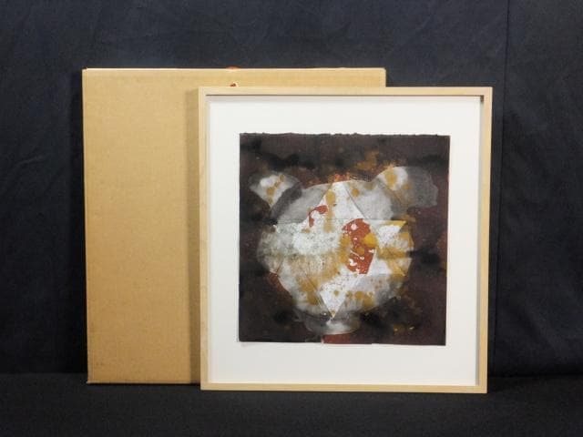 現代美術　山本和香子『Etoile Ⅰ』ペーパーにグァッシュ 0603F