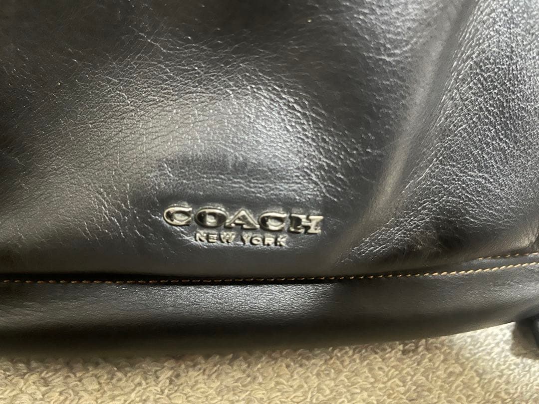 COACH リュック バックパック レザー 黒