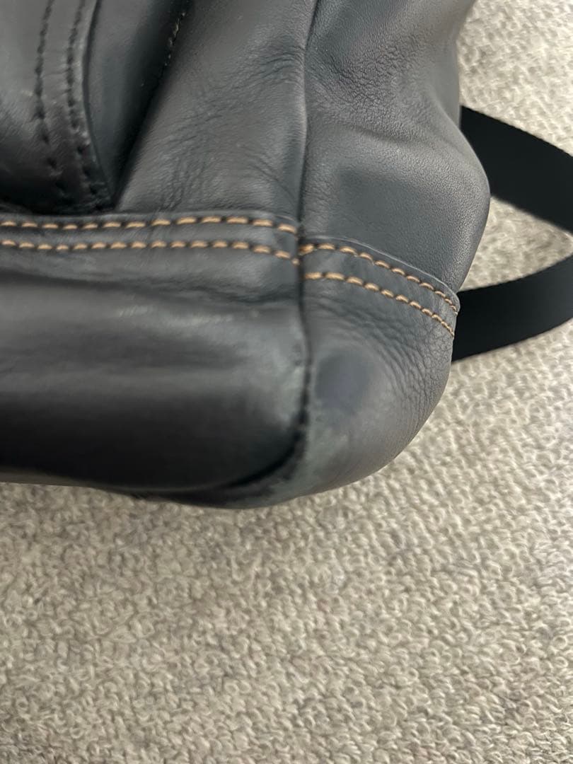 COACH リュック バックパック レザー 黒