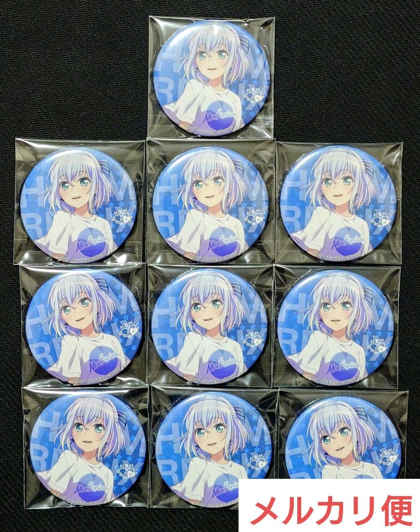 バンドリ 倉田ましろ adidas atmos コラボ限定 缶バッジ 10点