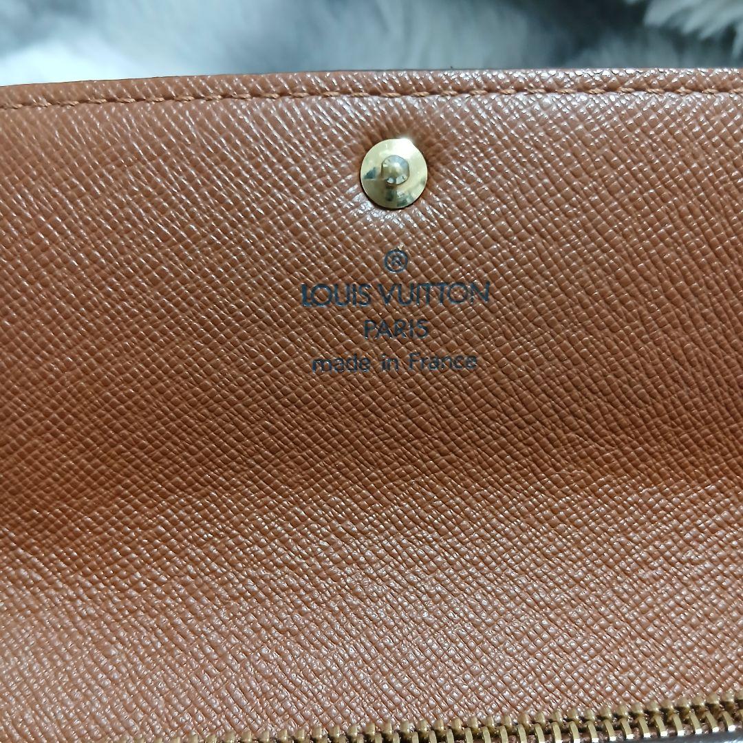 【美品】ルイヴィトン長財布ポルトフォイユサラ モノグラム