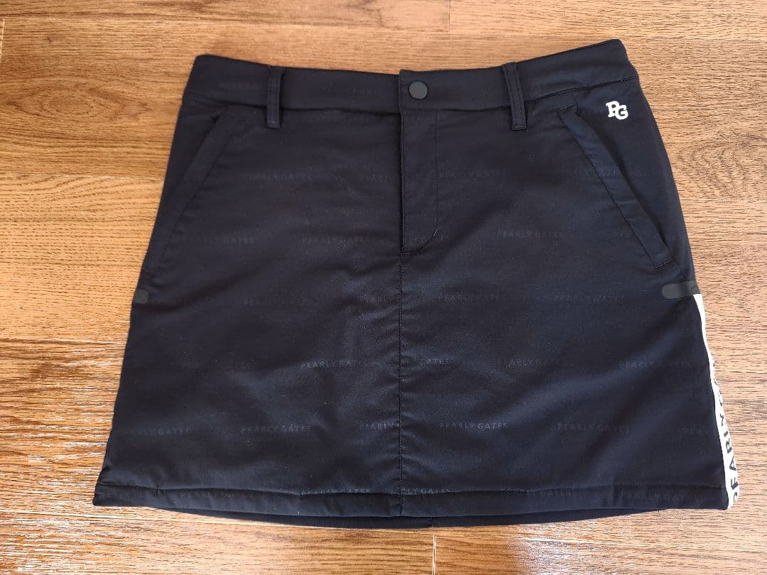 【超美品】PEARLY GATES ダークネイビー 中綿スカート 防寒 ダウン