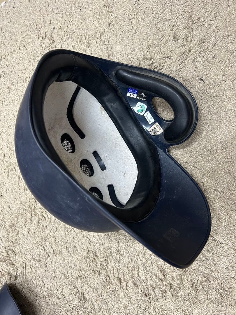 ヘルメット10個セット【中古】 ミズノのケース7枚付