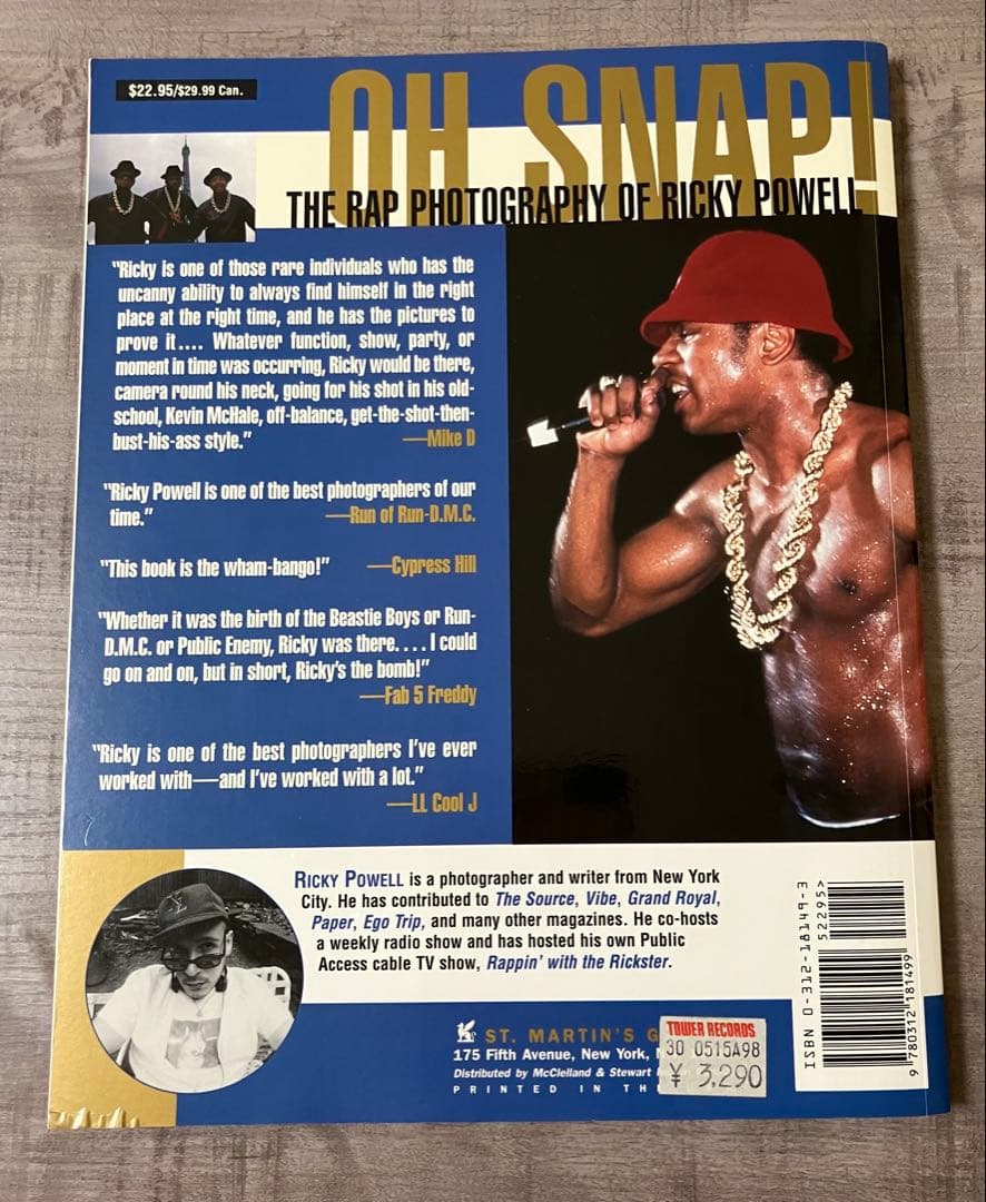洋書 OH SNAP! THE RAP PHOTOGRAPHY OF RICKY PO