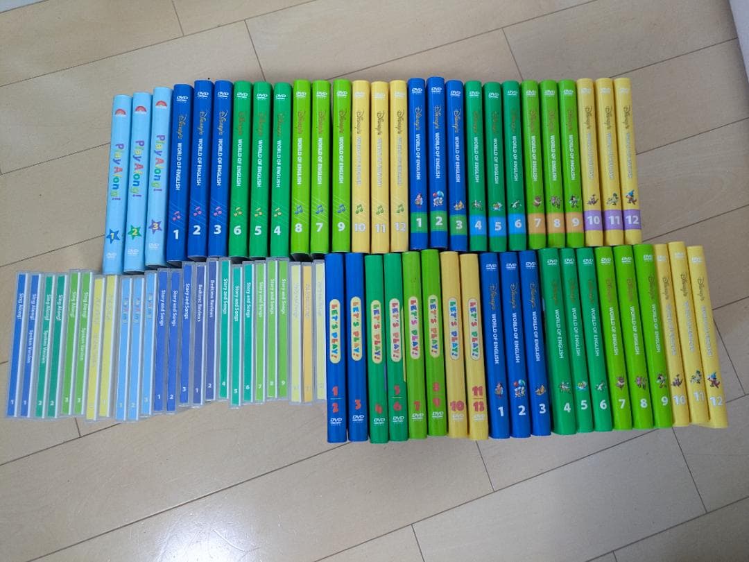 ディズニー　world of English DVDセット