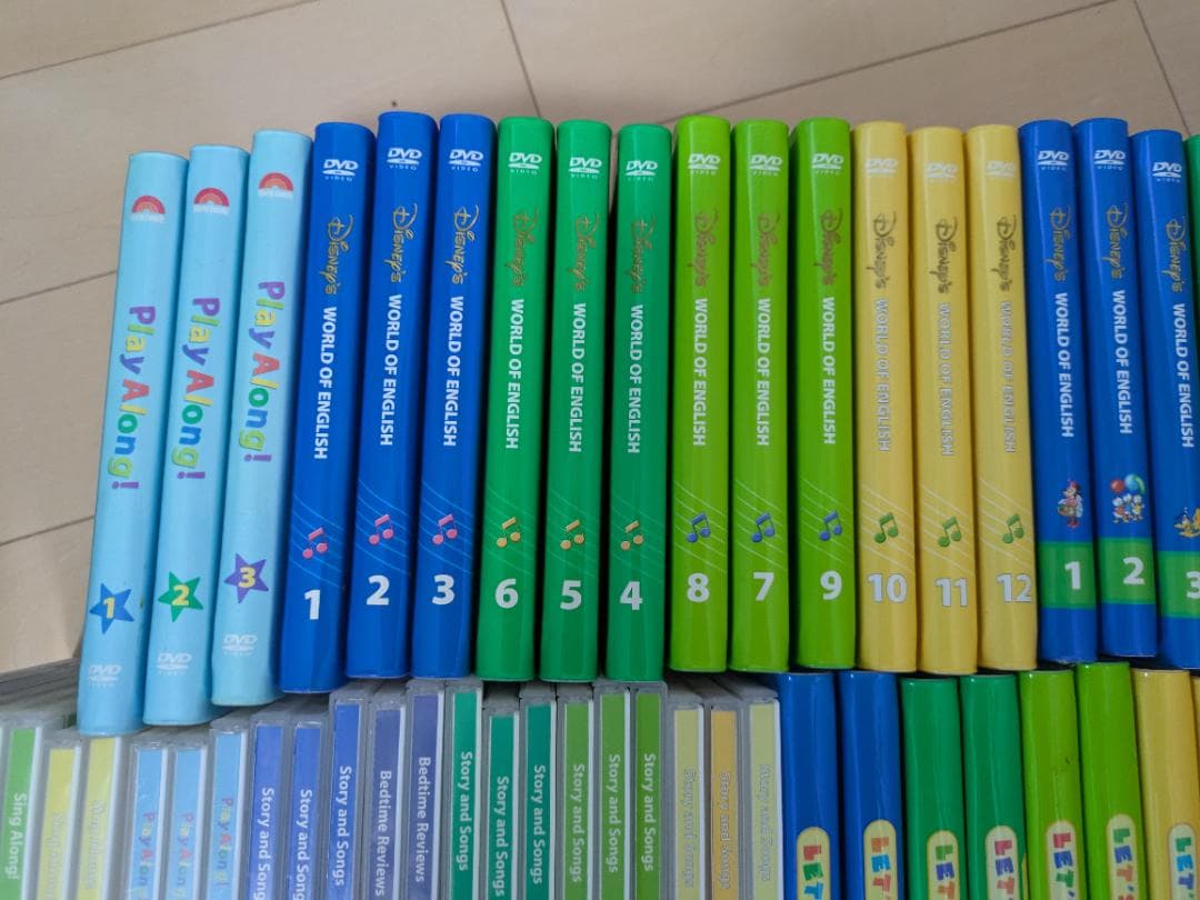 ディズニー　world of English DVDセット